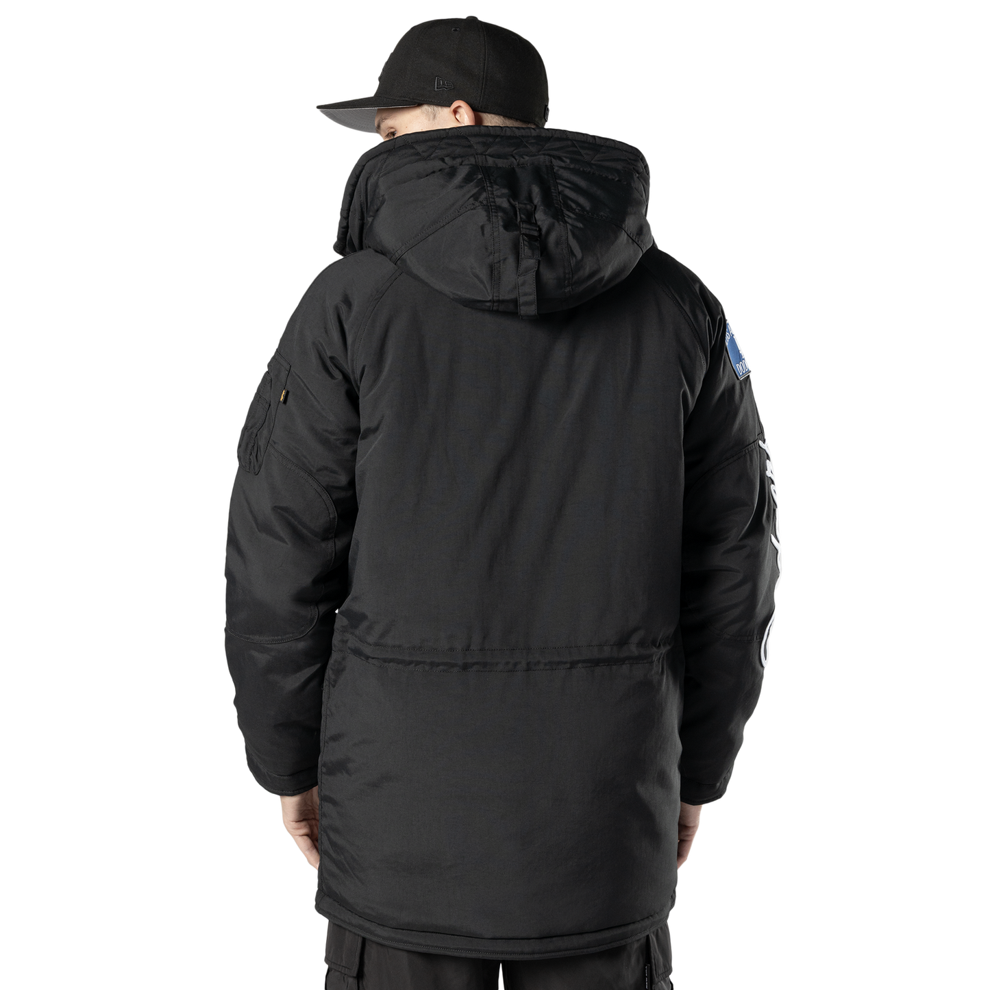 New Era Dodgers Alpha Parka - Men's - Black/White
