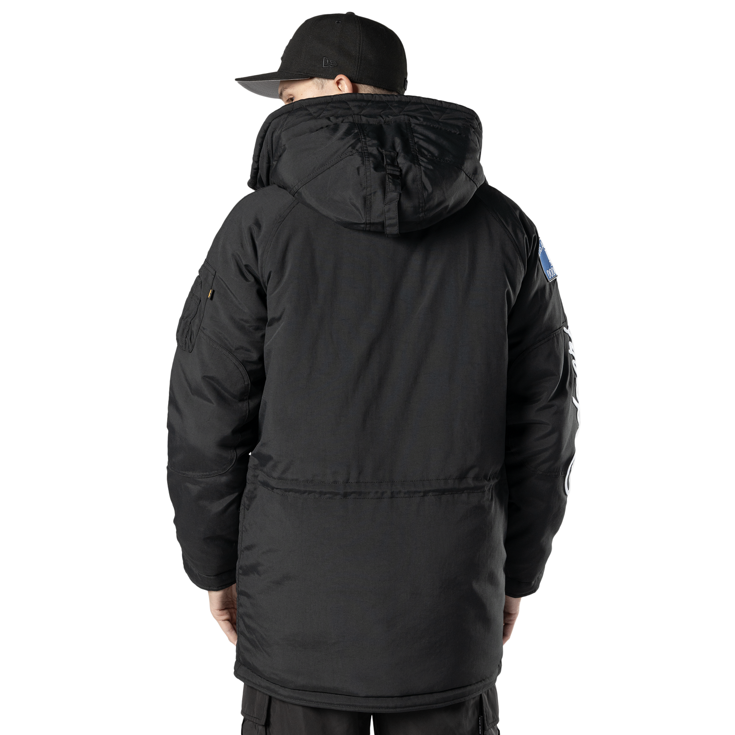 New Era Dodgers Alpha Parka - Men's - Black/White