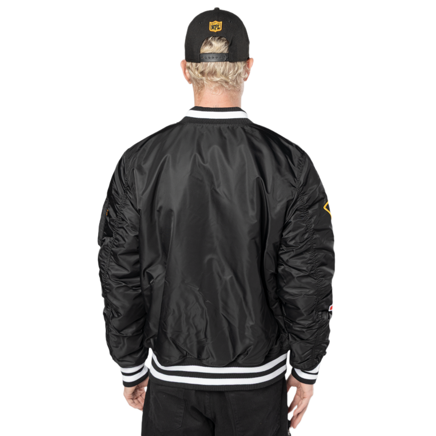 New Era Steelers Alpha Jacket - Men's - Black/White