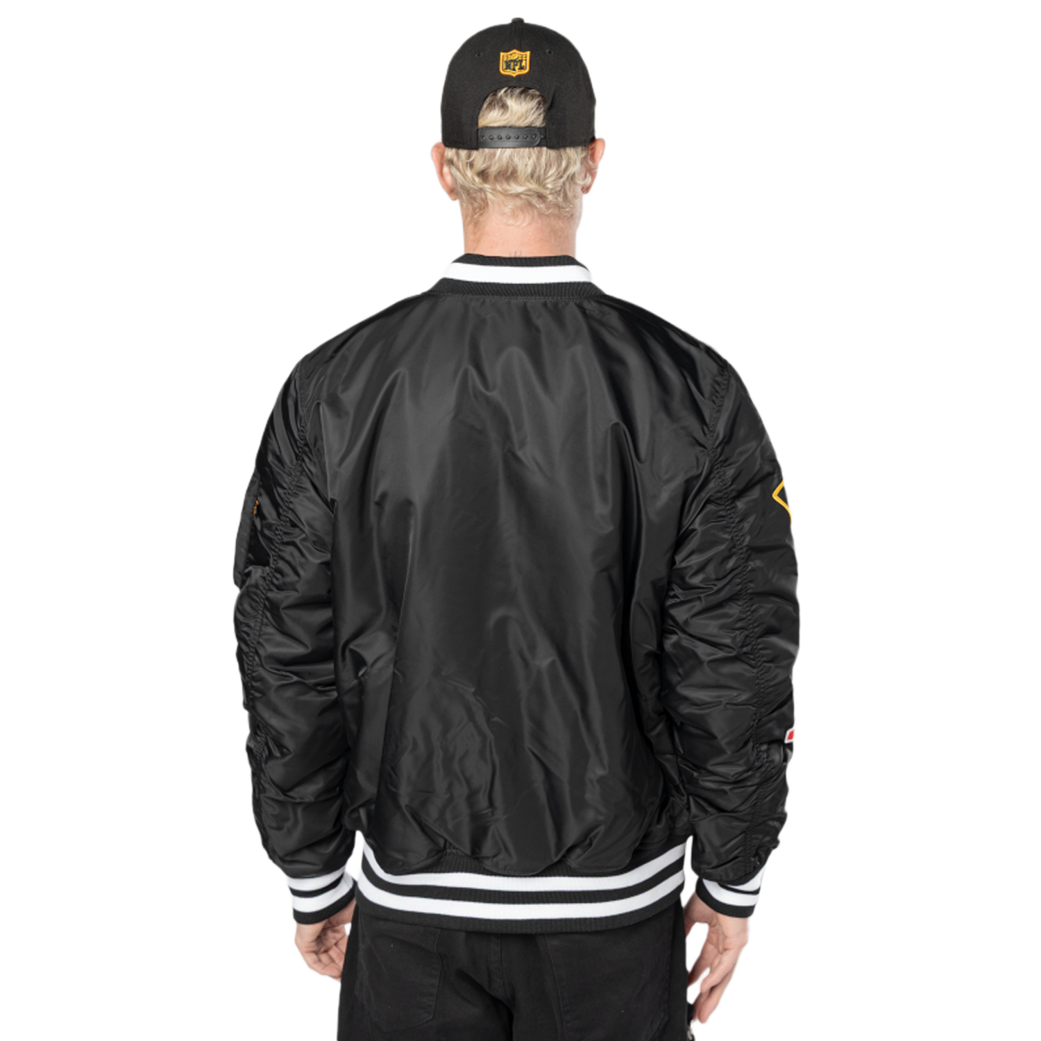 New Era Steelers Alpha Jacket - Men's - Black/White