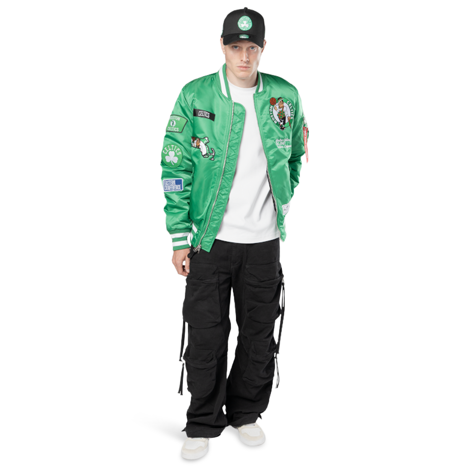 New Era Celtics Alpha Jacket - Men's - Kelly Green/White