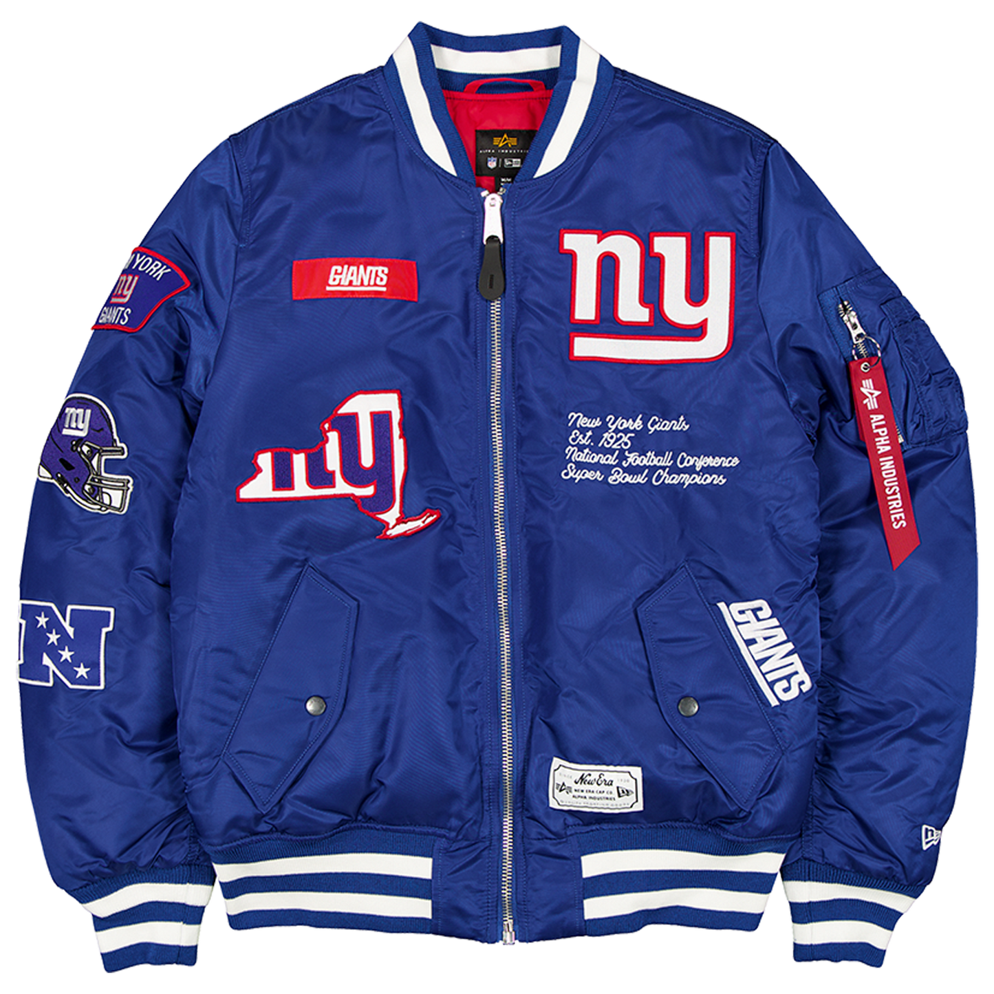 New Era Giants Alpha Jacket - Men's - Royal/White