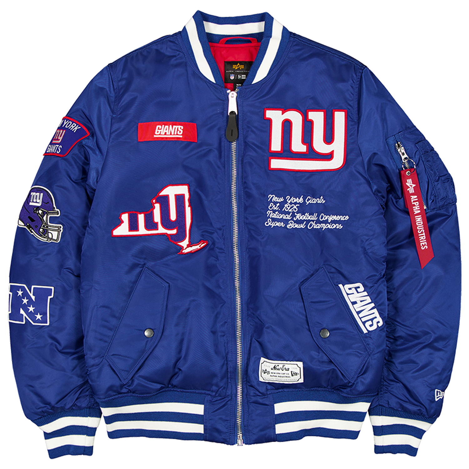 New Era Giants Alpha Jacket - Men's - Royal/White