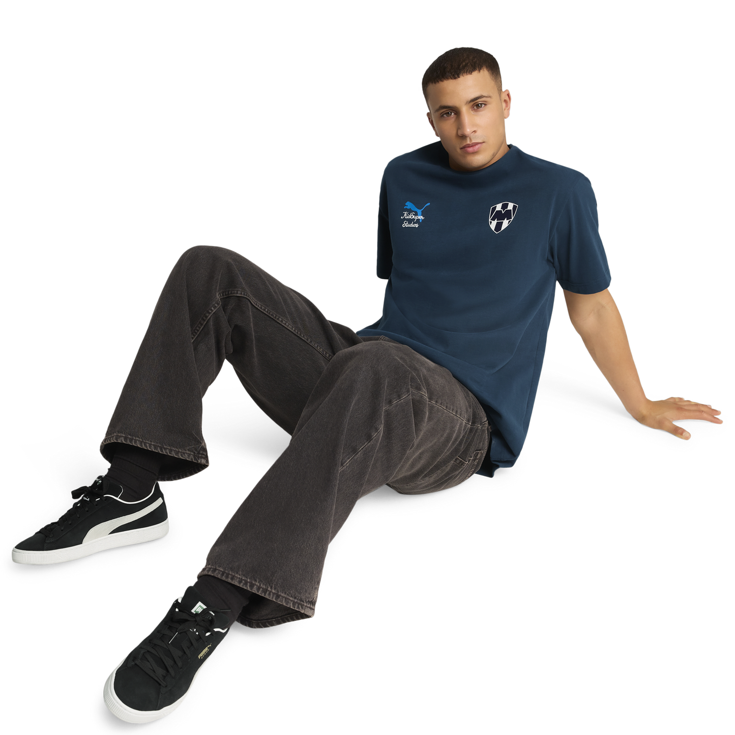PUMA Kidsuper Mty Graphic Tee - Men's - Deep Navy/Puma White