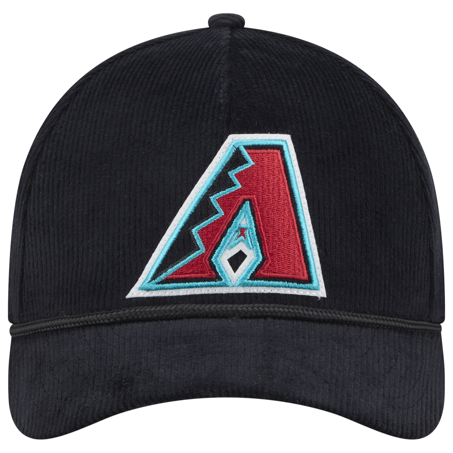 New Era Diamondbacks 9FORTY MC A-Frame Cord Cap - Men's - Black/Black