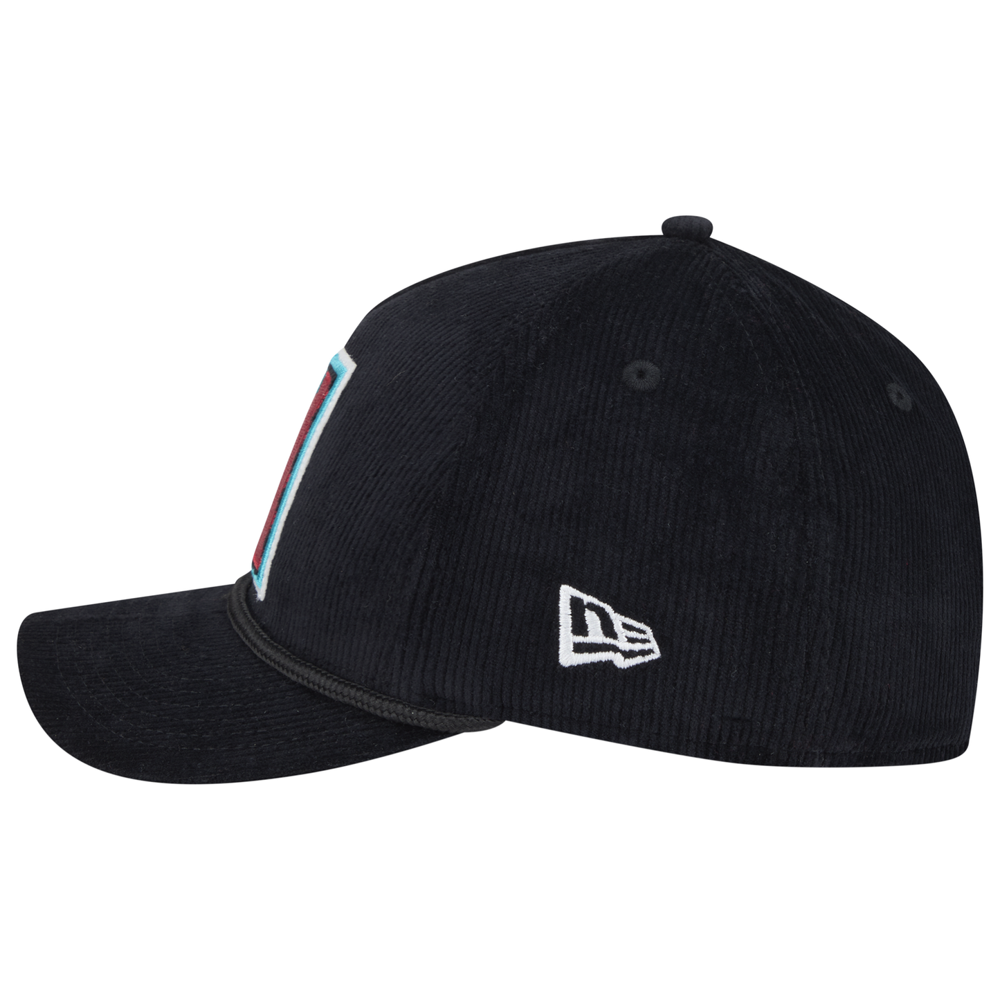 New Era Diamondbacks 9FORTY MC A-Frame Cord Cap - Men's - Black/Black