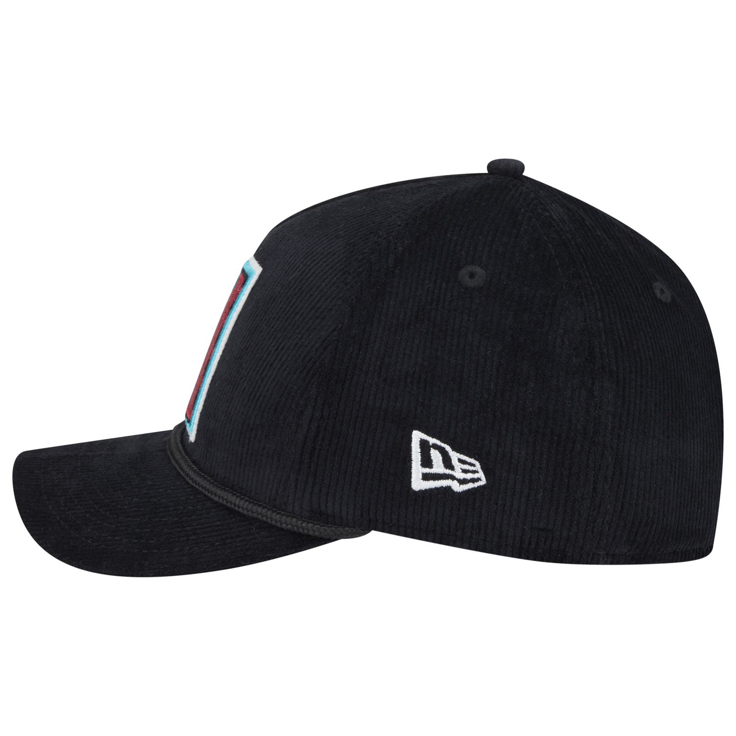 New Era Diamondbacks 9FORTY MC A-Frame Cord Cap - Men's - Black/Black