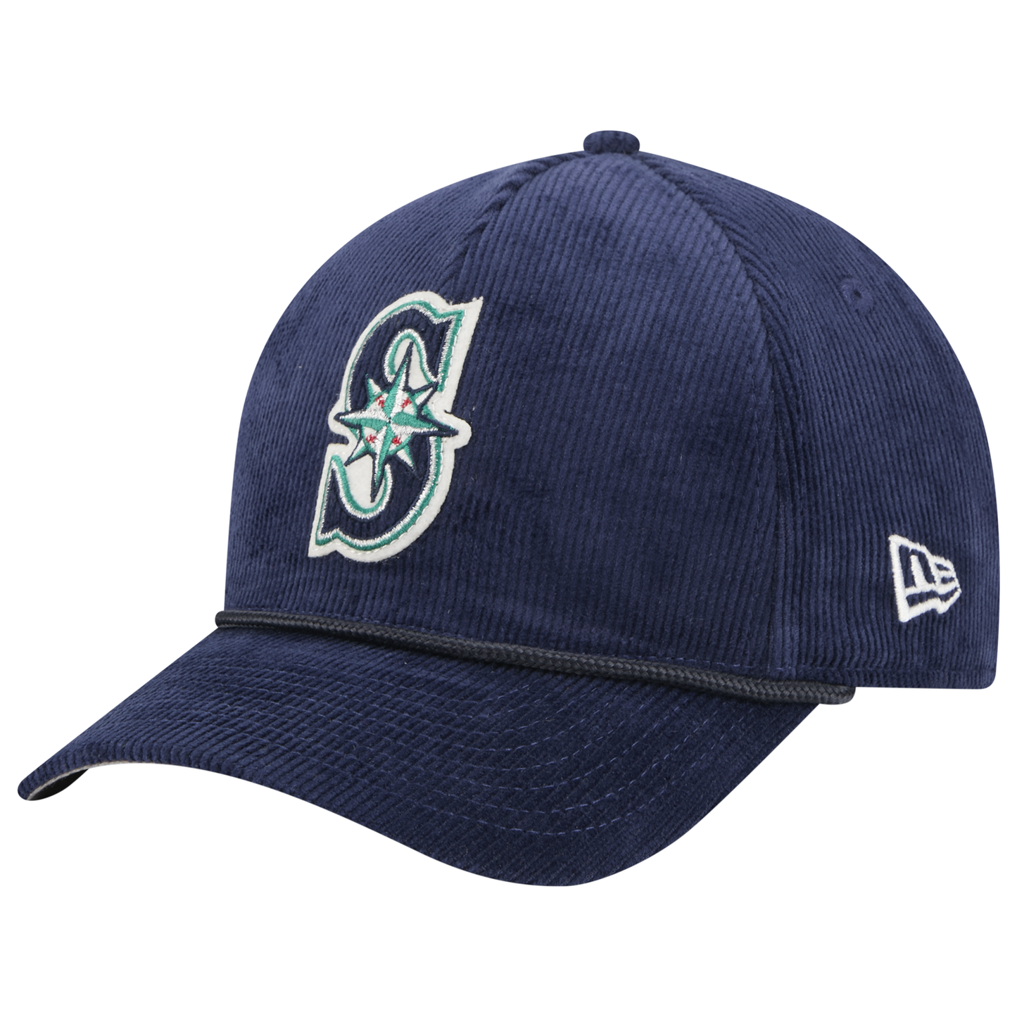 New Era Mariners 9FORTY MC A-Frame Cord Cap - Men's - Navy/Navy