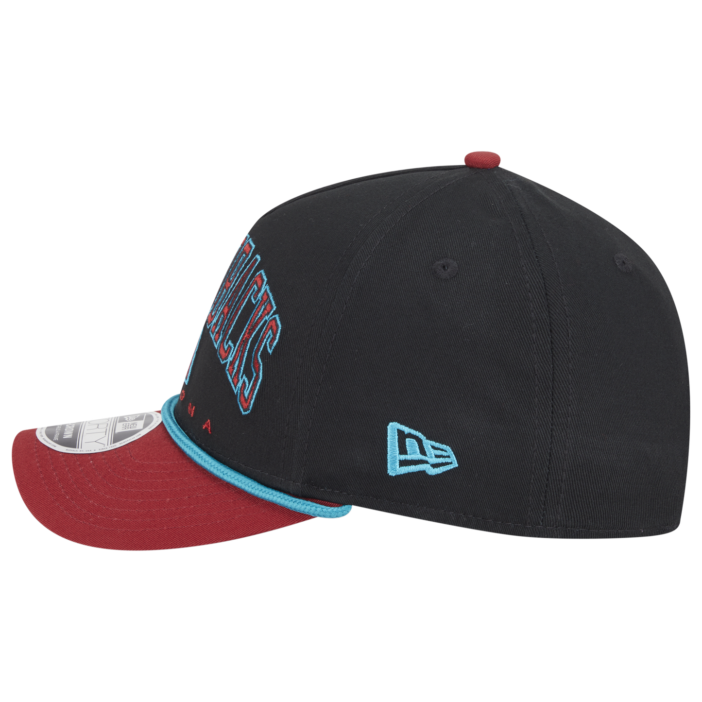 New Era Diamondbacks 9FORTY MC A-Frame Arch Cap - Men's - Black