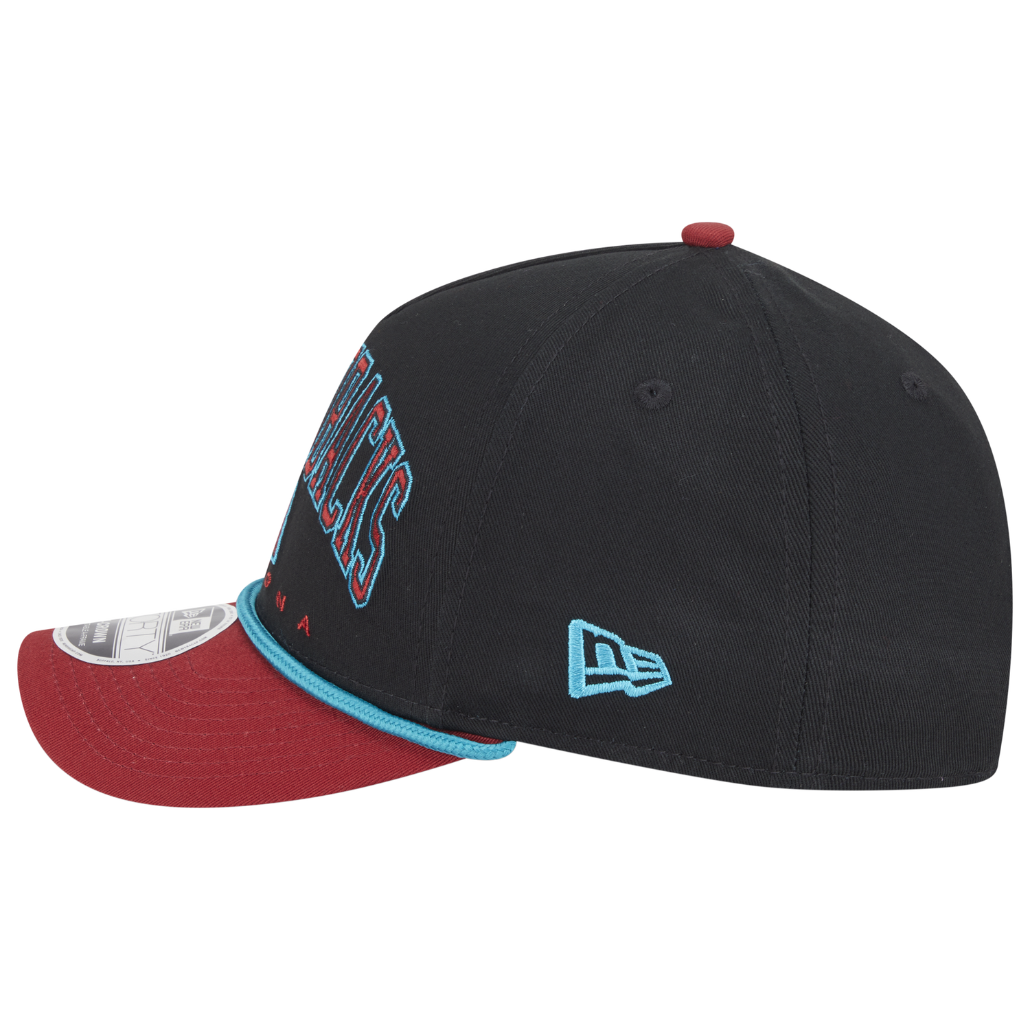 New Era Diamondbacks 9FORTY MC A-Frame Arch Cap - Men's - Black