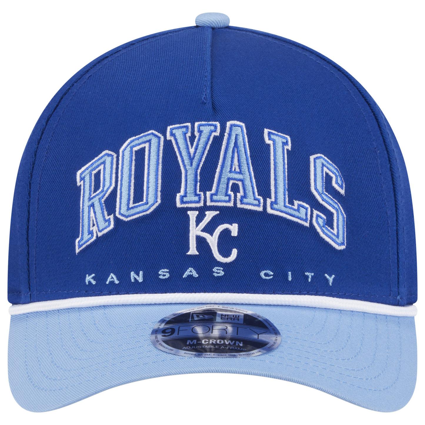 New Era Royals 9FORTY MC A-Frame Arch Cap - Men's - Blue