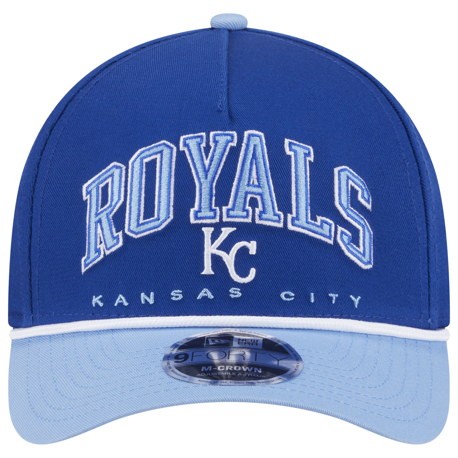 New Era Royals 9FORTY MC A-Frame Arch Cap - Men's - Blue