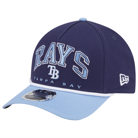 New Era Rays 9FORTY MC A-Frame Arch Cap - Men's - Navy