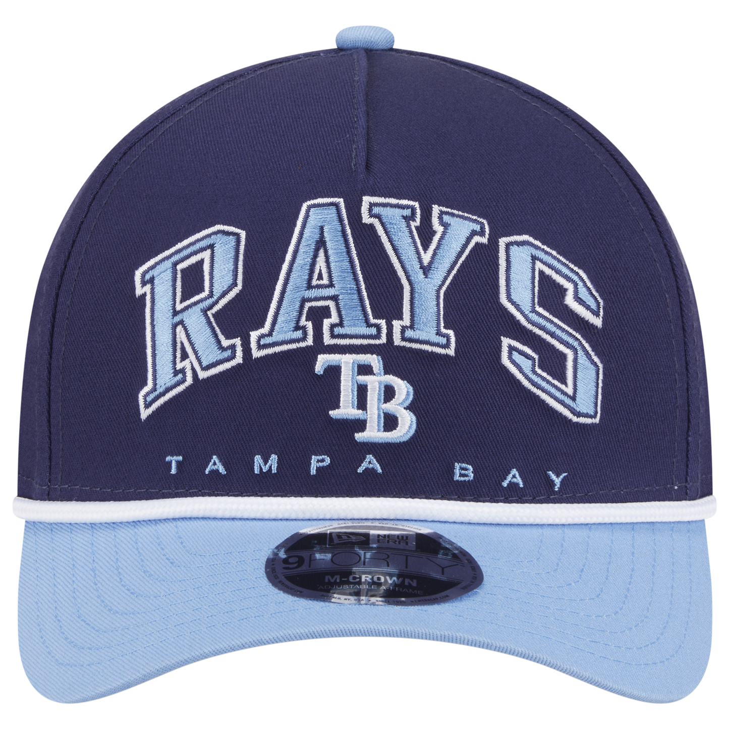 New Era Rays 9FORTY MC A-Frame Arch Cap - Men's - Navy