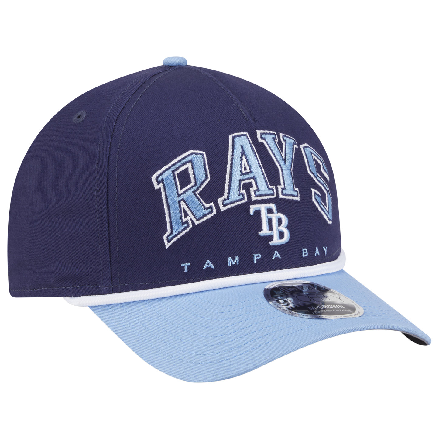 New Era Rays 9FORTY MC A-Frame Arch Cap - Men's - Navy