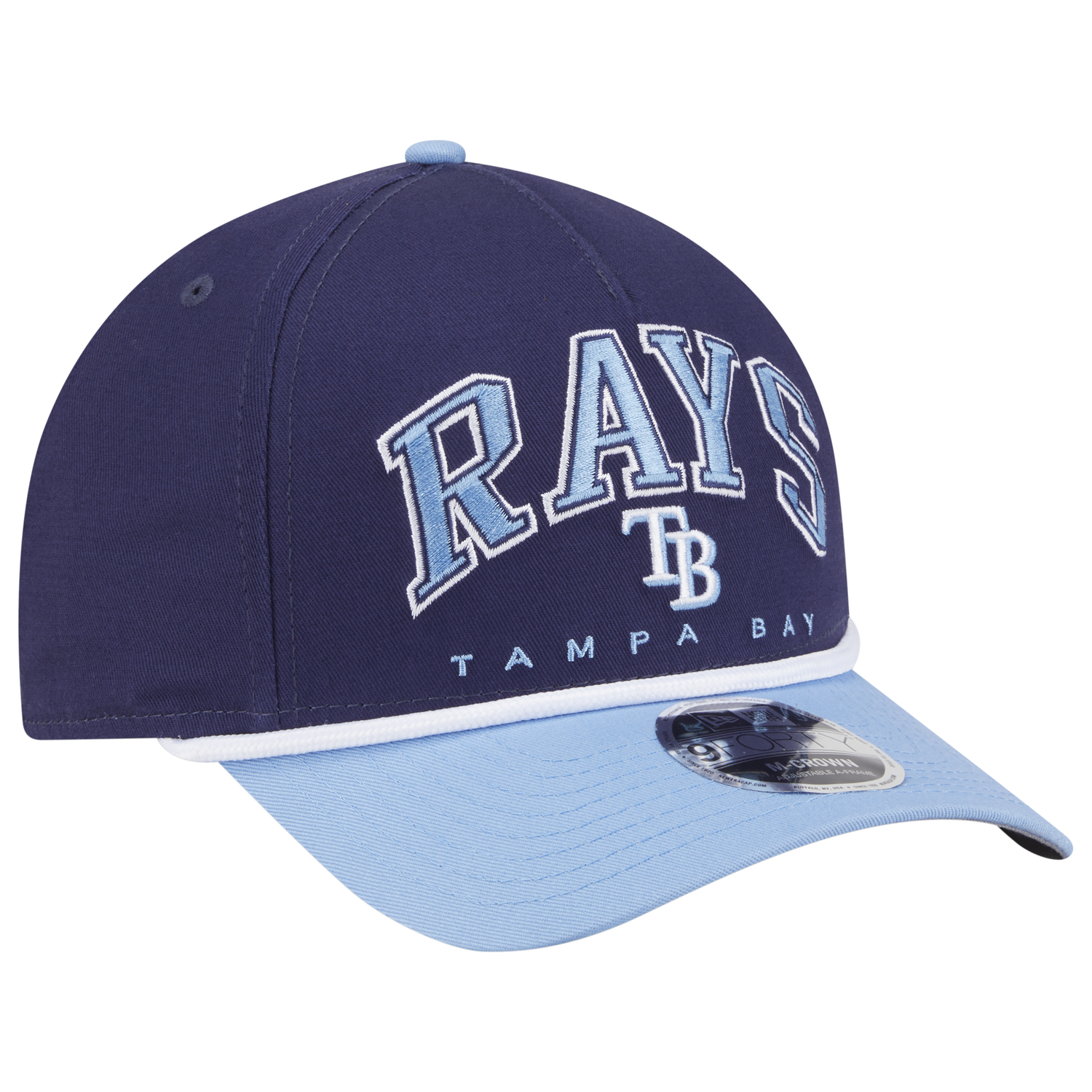 New Era Rays 9FORTY MC A-Frame Arch Cap - Men's - Navy