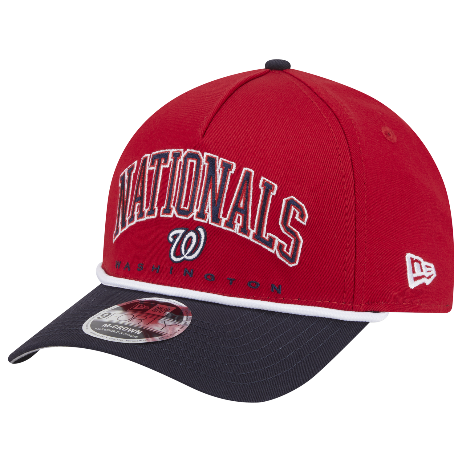 New Era Nationals 9FORTY MC A-Frame Arch Cap - Men's - Red