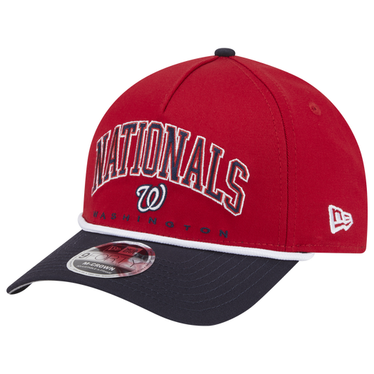 New Era Nationals 9FORTY MC A-Frame Arch Cap - Men's - Red