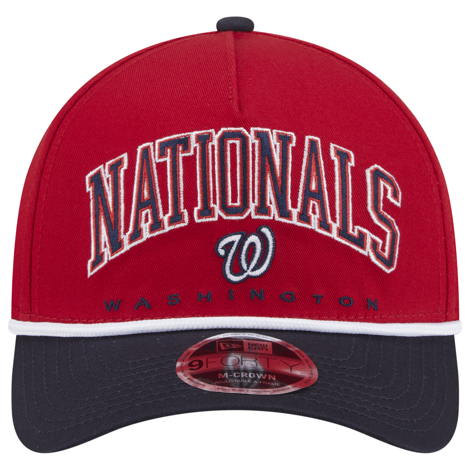 New Era Nationals 9FORTY MC A-Frame Arch Cap - Men's - Red
