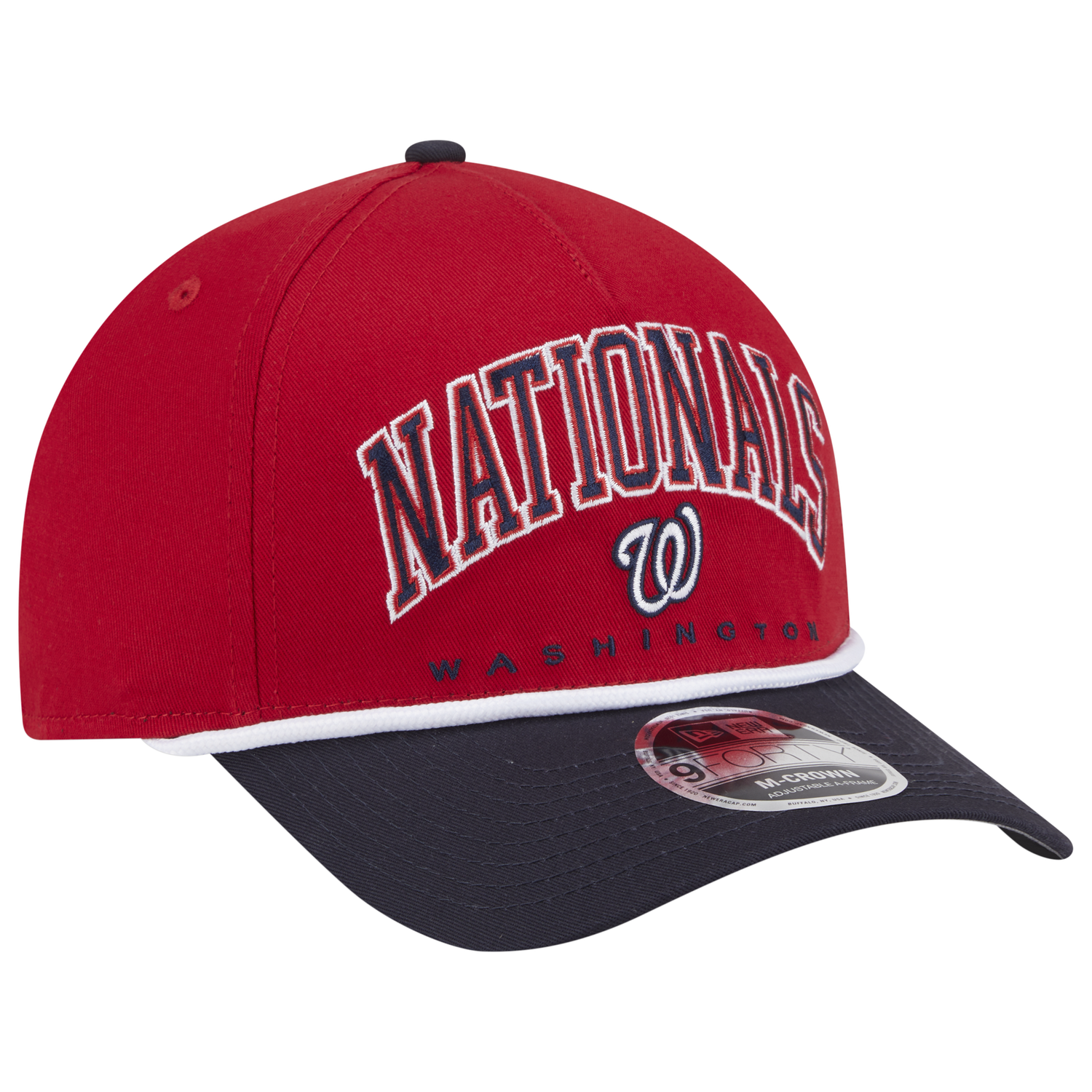 New Era Nationals 9FORTY MC A-Frame Arch Cap - Men's - Red