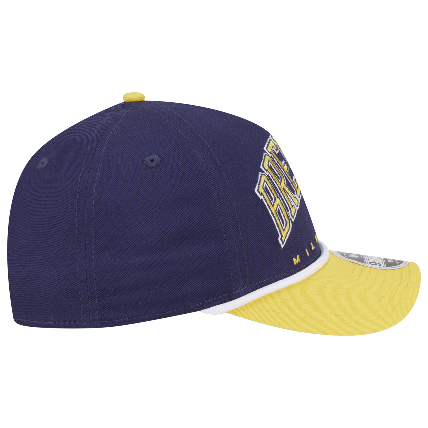 New Era Brewers 9FORTY MC A-Frame Arch Cap - Men's - Navy