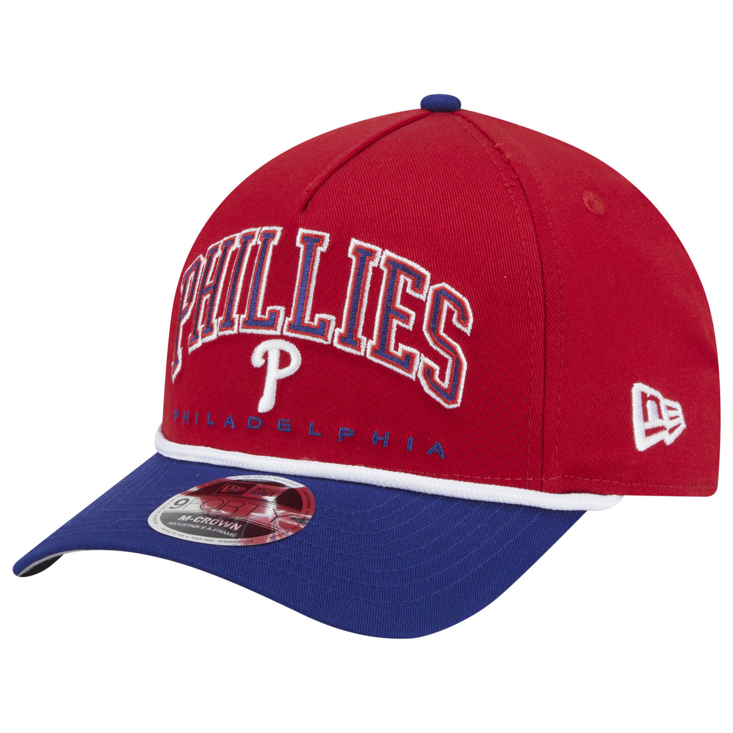 New Era Phillies 9FORTY MC A-Frame Arch Cap - Men's - Red