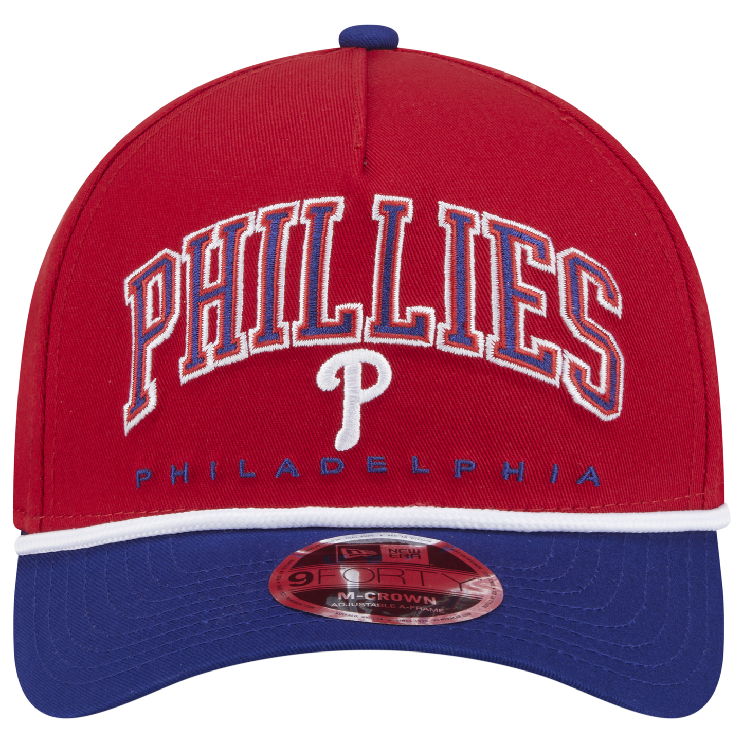 New Era Phillies 9FORTY MC A-Frame Arch Cap - Men's - Red