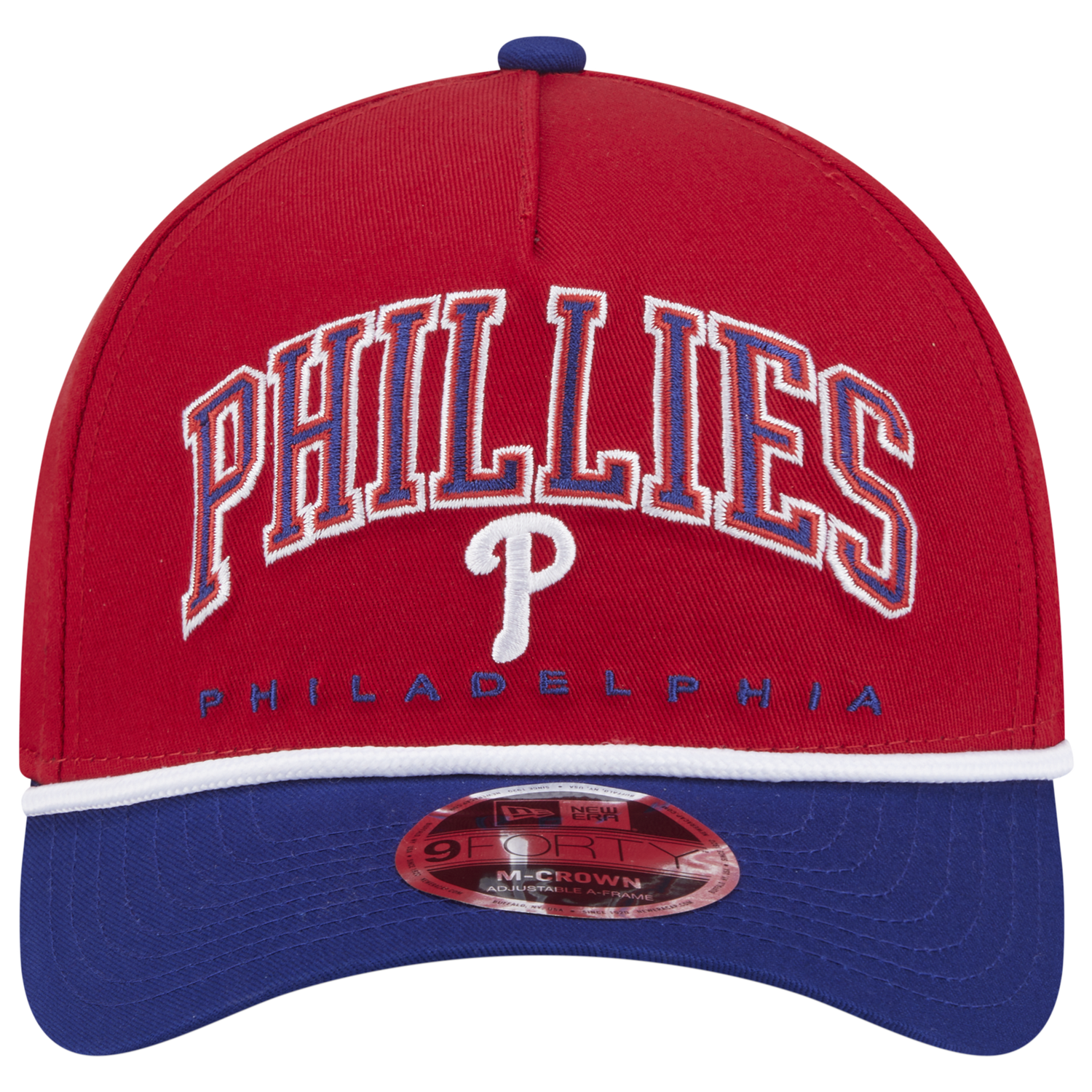 New Era Phillies 9FORTY MC A-Frame Arch Cap - Men's - Red