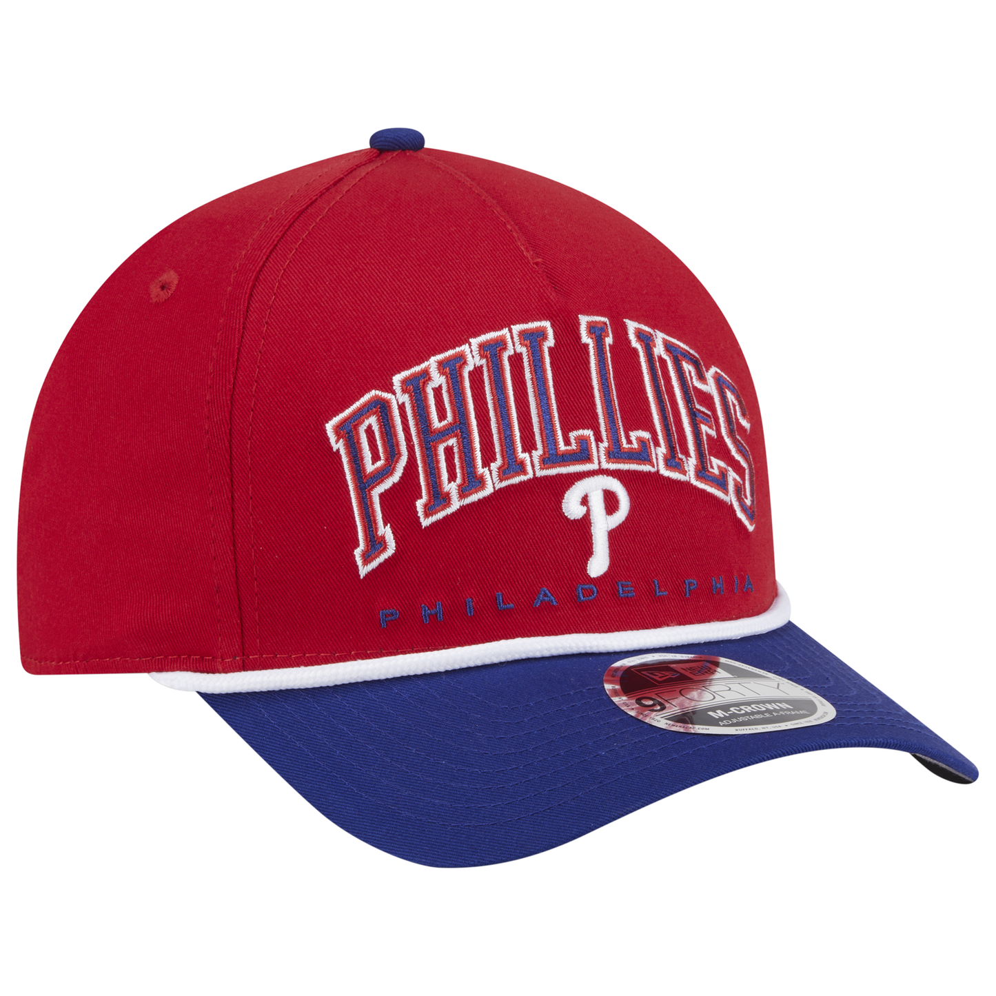 New Era Phillies 9FORTY MC A-Frame Arch Cap - Men's - Red