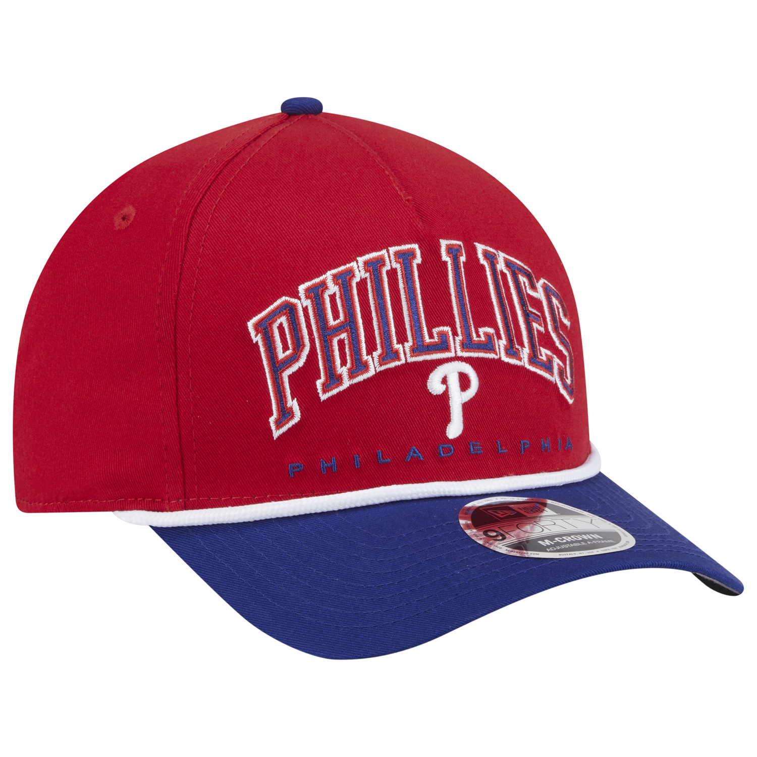 New Era Phillies 9FORTY MC A-Frame Arch Cap - Men's - Red