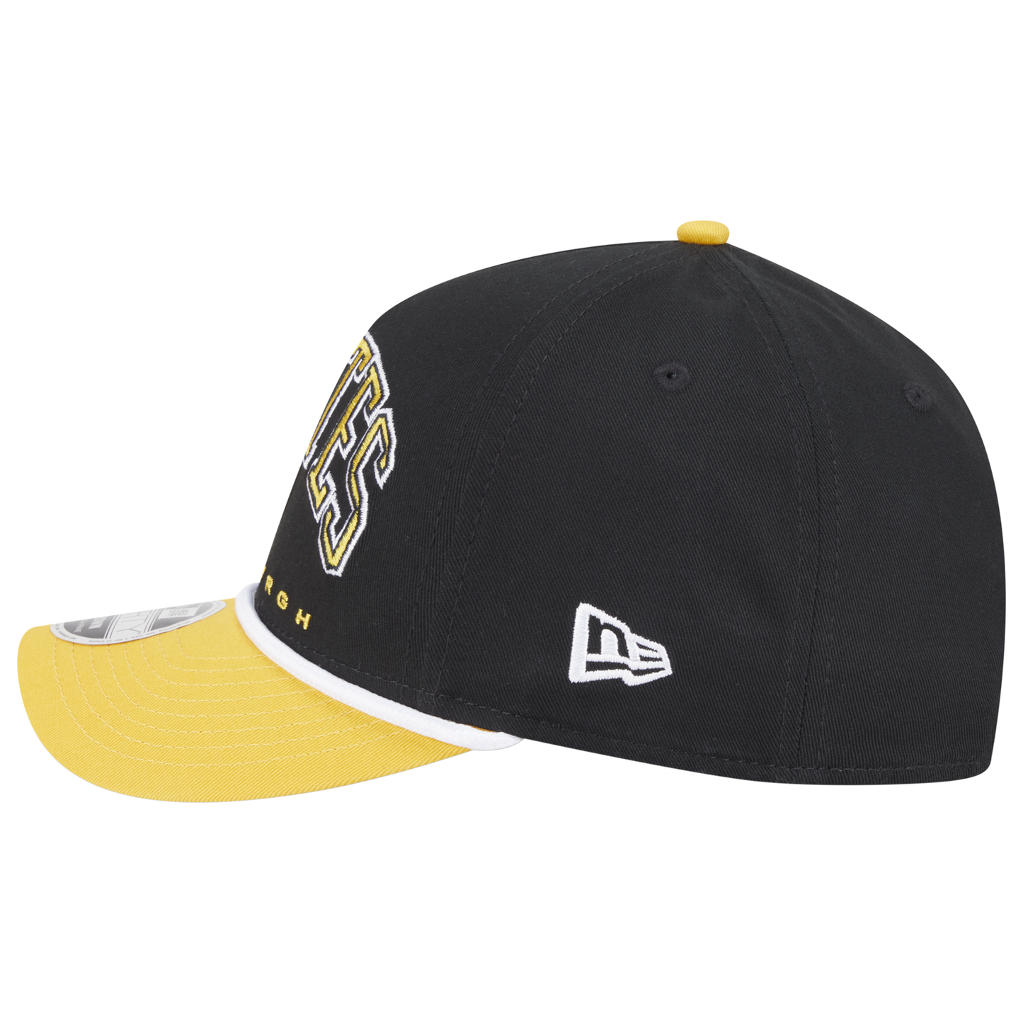 New Era Pirates 9FORTY MC A-Frame Arch Cap - Men's - Black