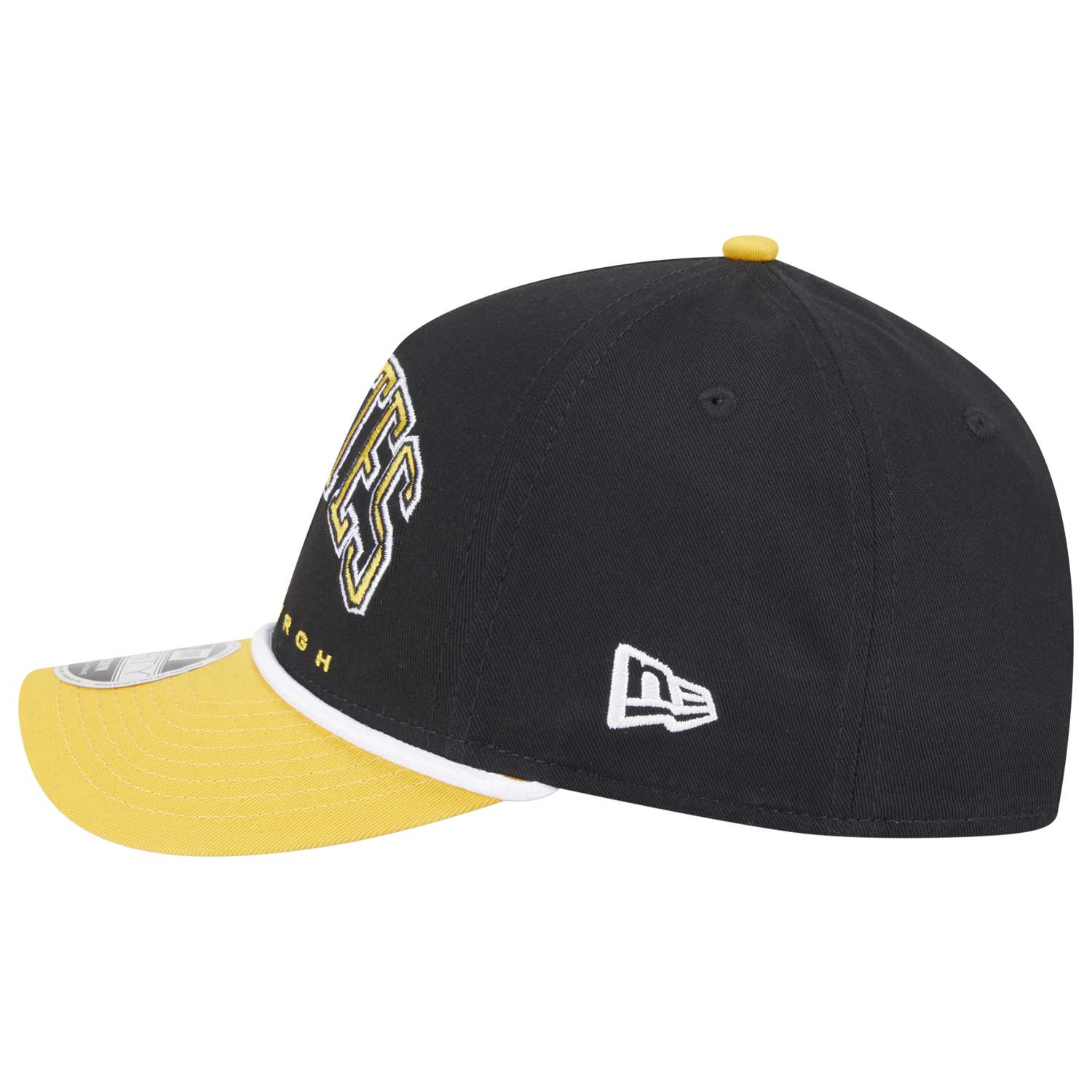 New Era Pirates 9FORTY MC A-Frame Arch Cap - Men's - Black