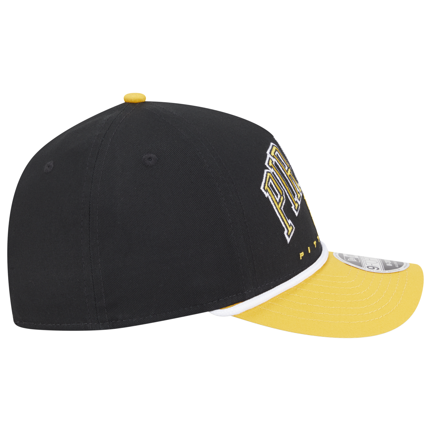 New Era Pirates 9FORTY MC A-Frame Arch Cap - Men's - Black