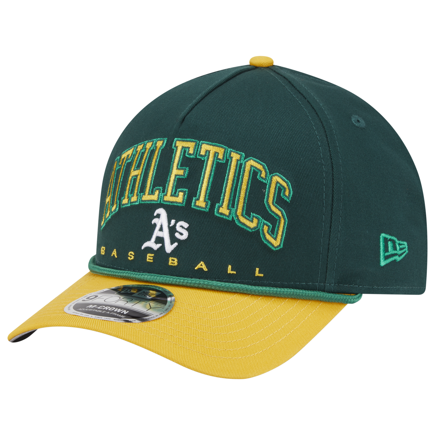 New Era A's 9FORTY MC A-Frame Arch Cap - Men's - Green