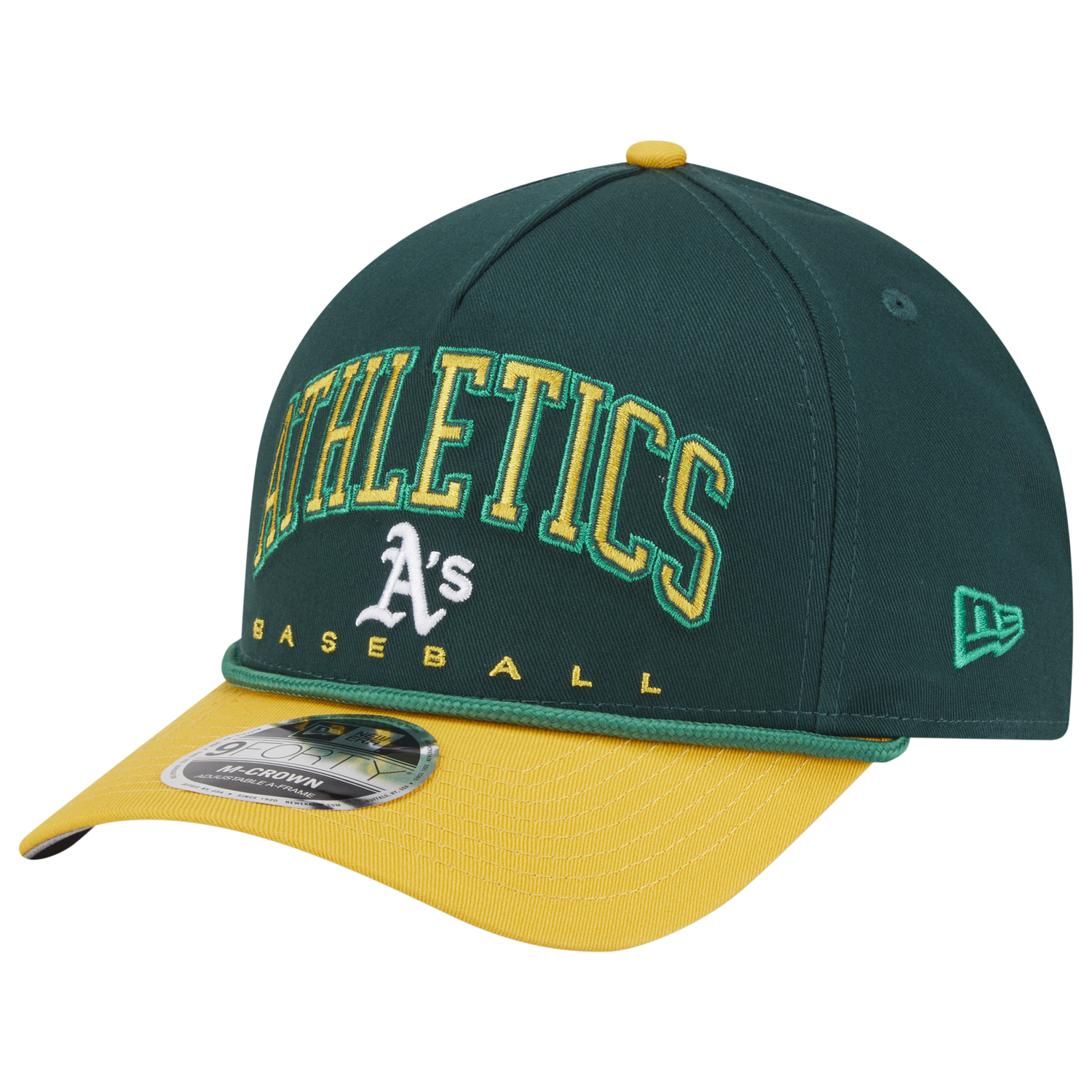 New Era A's 9FORTY MC A-Frame Arch Cap - Men's - Green