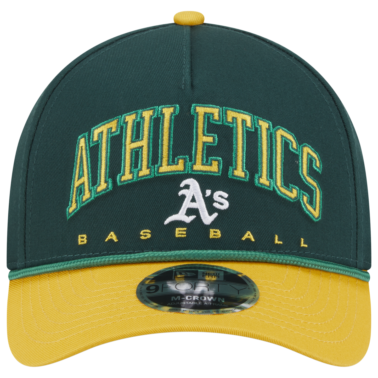 New Era A's 9FORTY MC A-Frame Arch Cap - Men's - Green