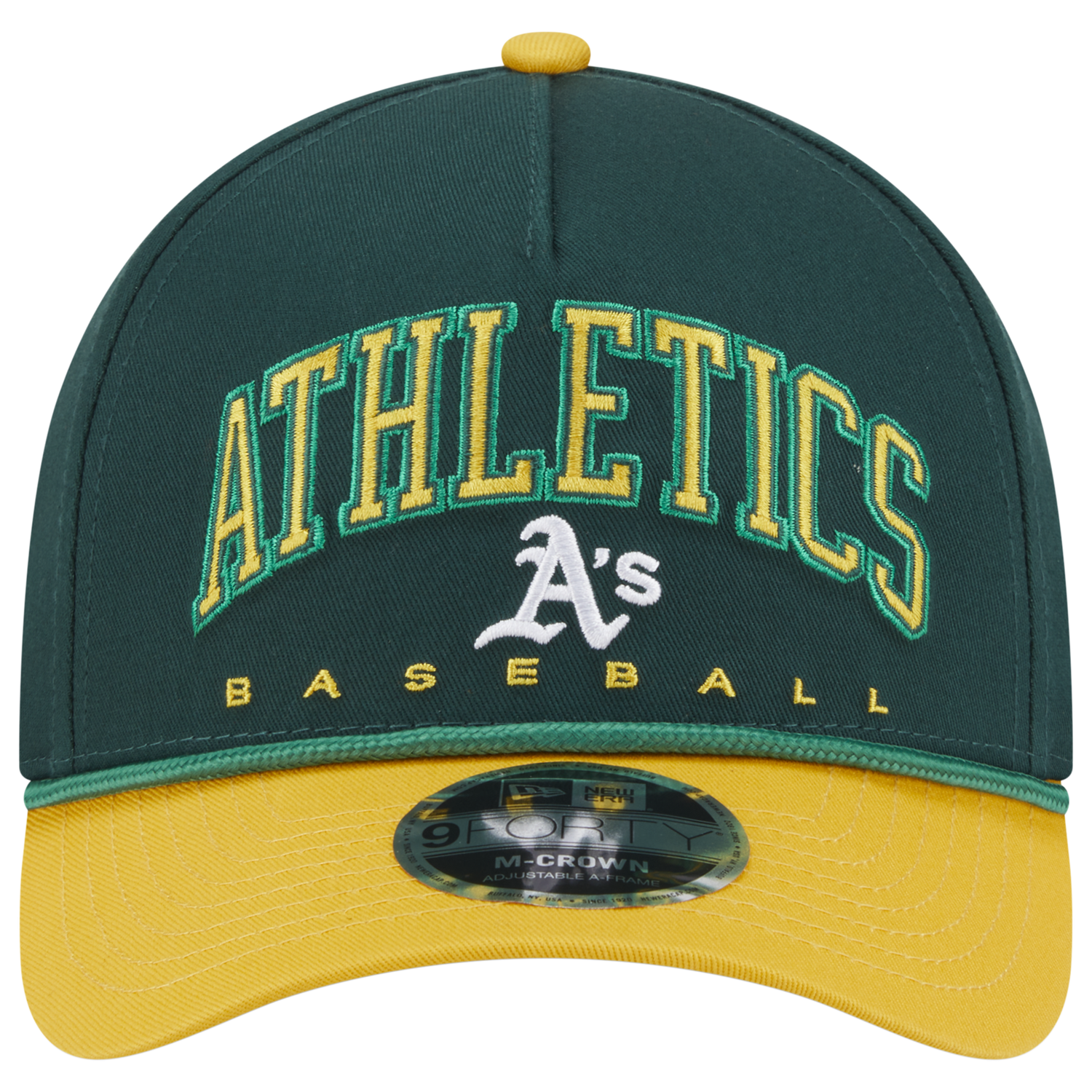 New Era A's 9FORTY MC A-Frame Arch Cap - Men's - Green