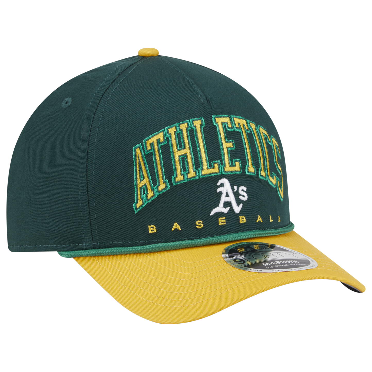 New Era A's 9FORTY MC A-Frame Arch Cap - Men's - Green