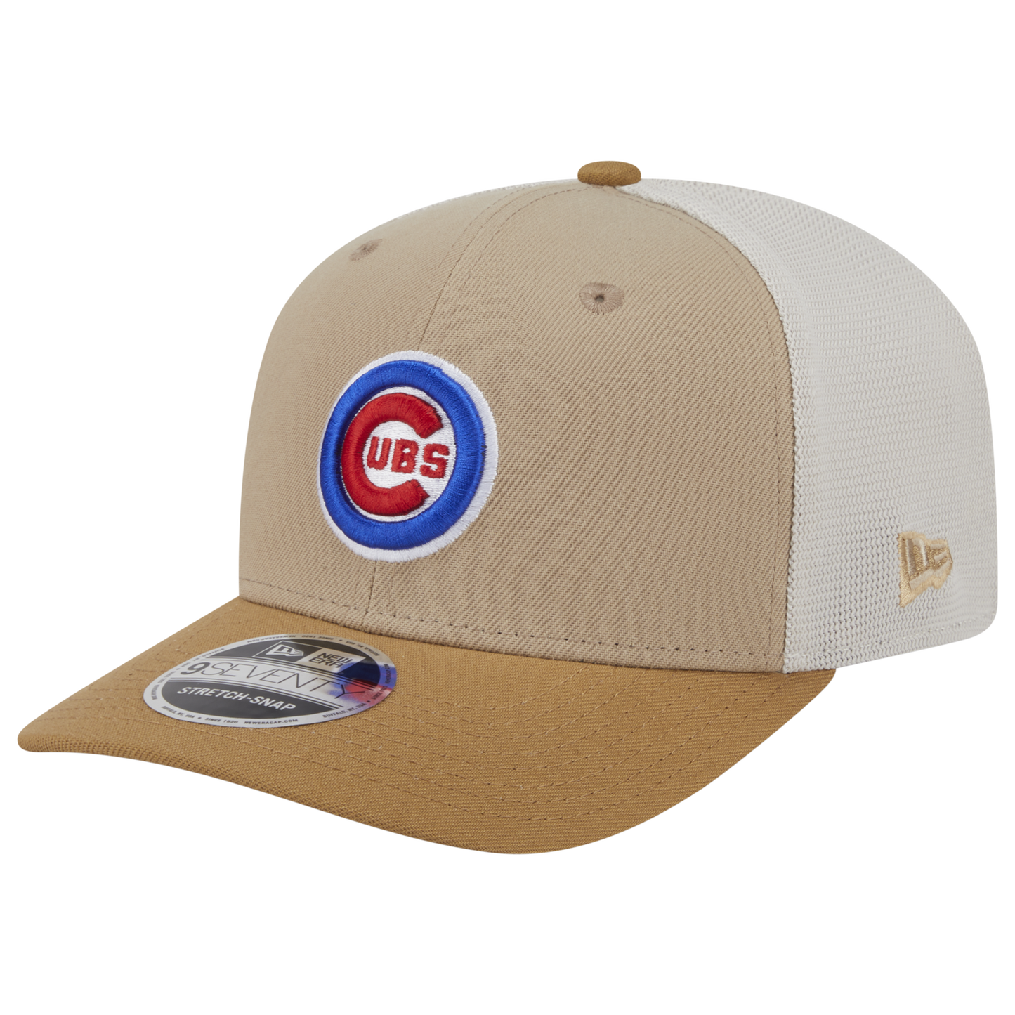 New Era Cubs 9SEVENTY SS 2T Trucker - Men's - Tan/Multi