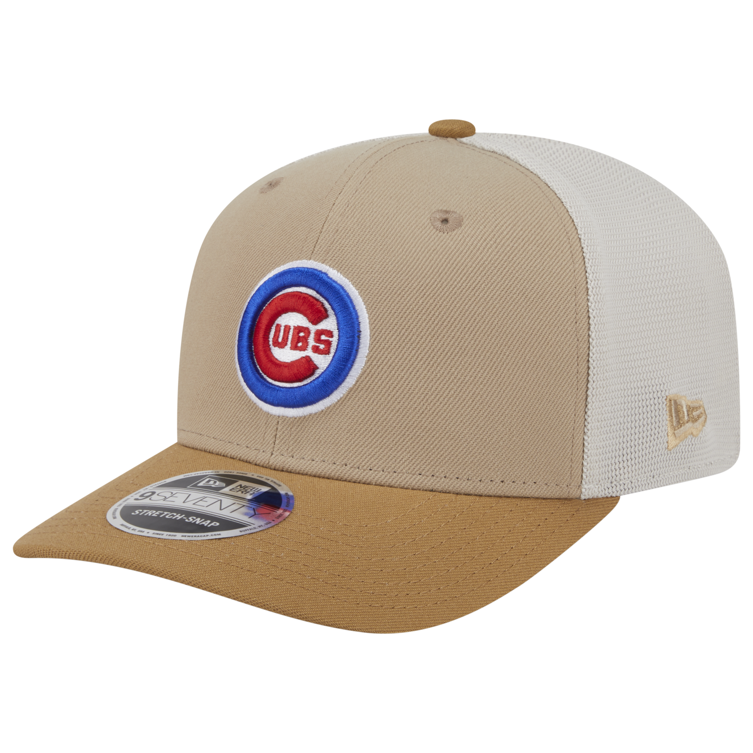 New Era Cubs 9SEVENTY SS 2T Trucker - Men's - Tan/Multi