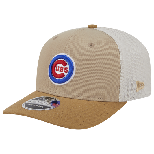 New Era Cubs 9SEVENTY SS 2T Trucker - Men's - Tan/Multi