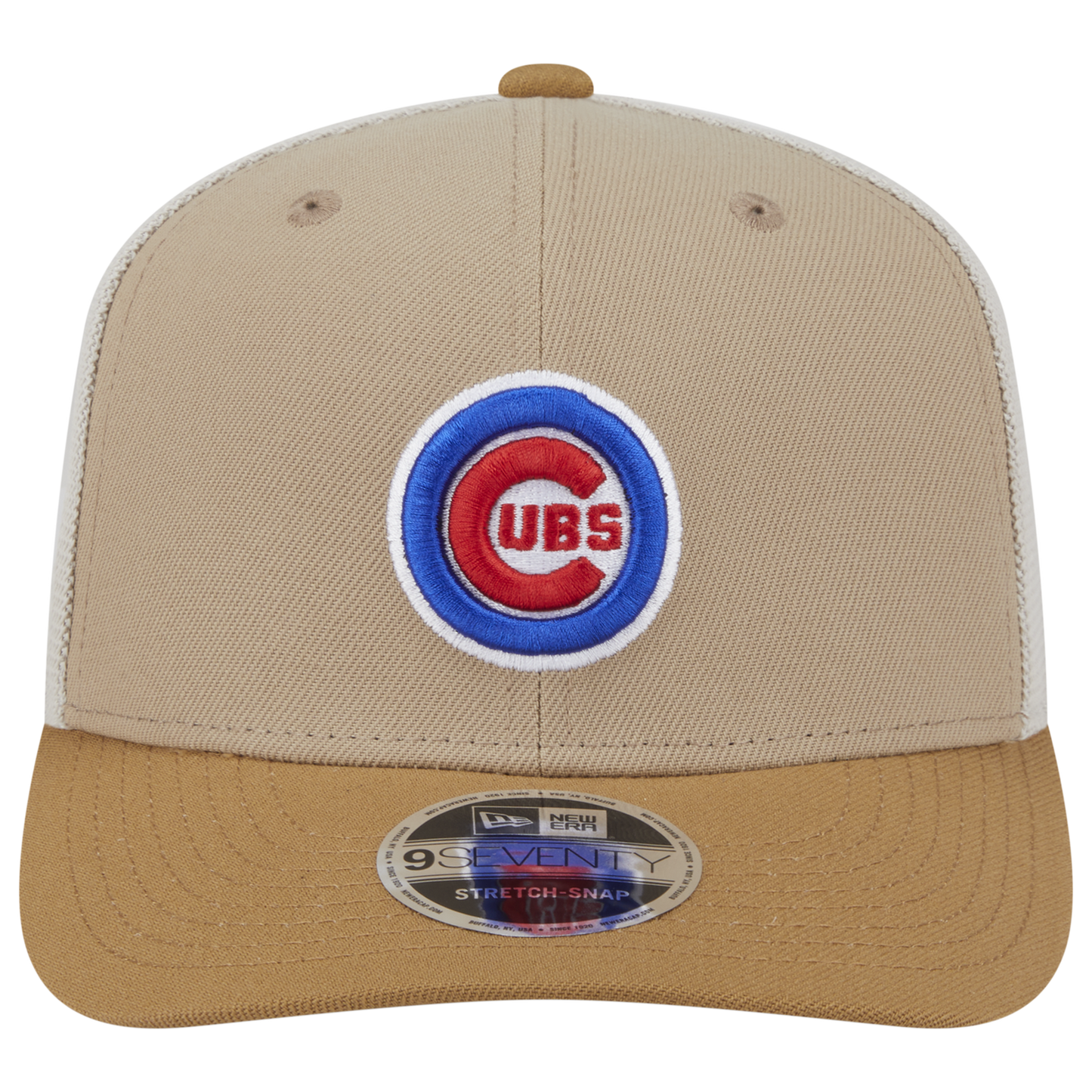 New Era Cubs 9SEVENTY SS 2T Trucker - Men's - Tan/Multi