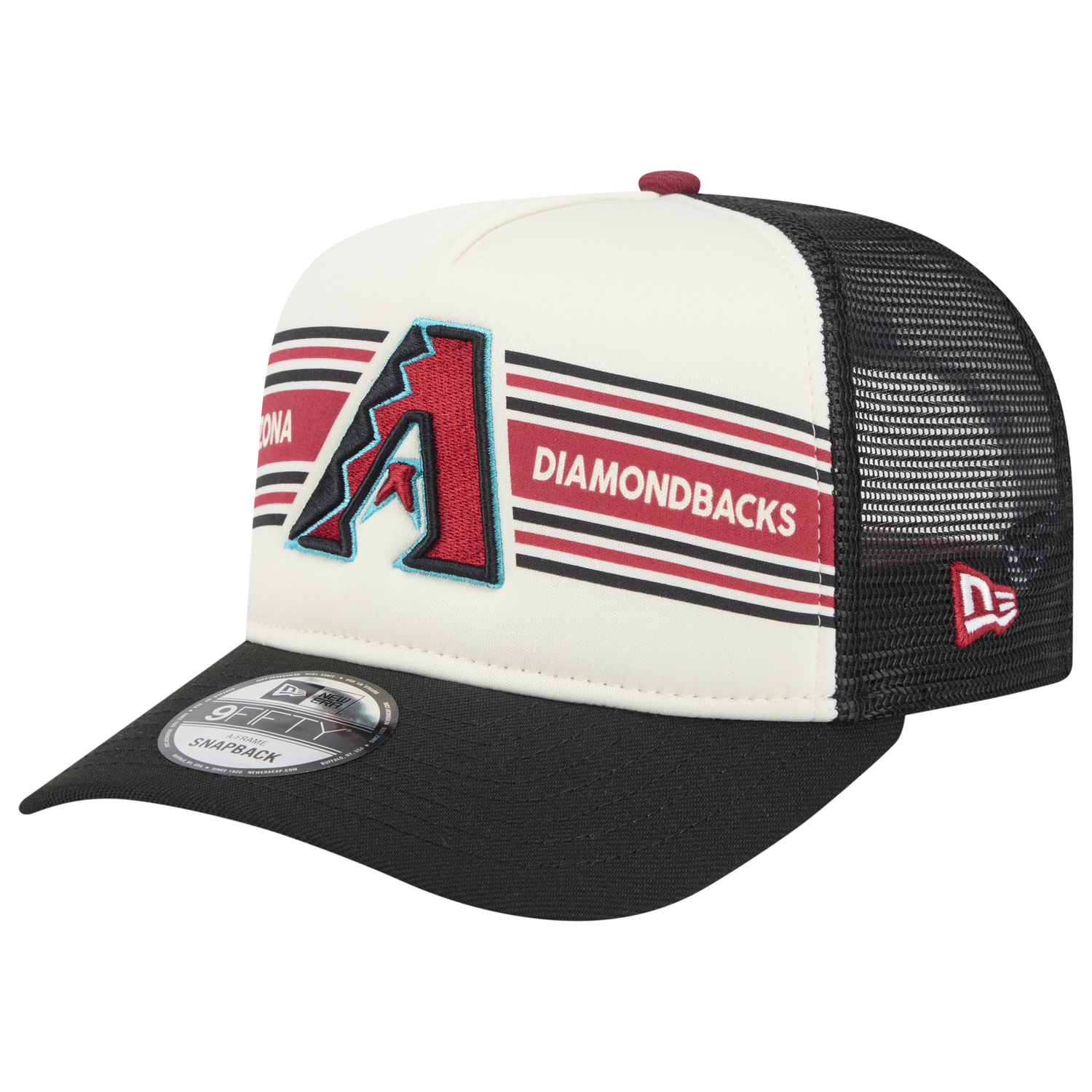 New Era Diamondbacks 9FIFTY A-Frame Banner Cap - Men's - Tan/Multi