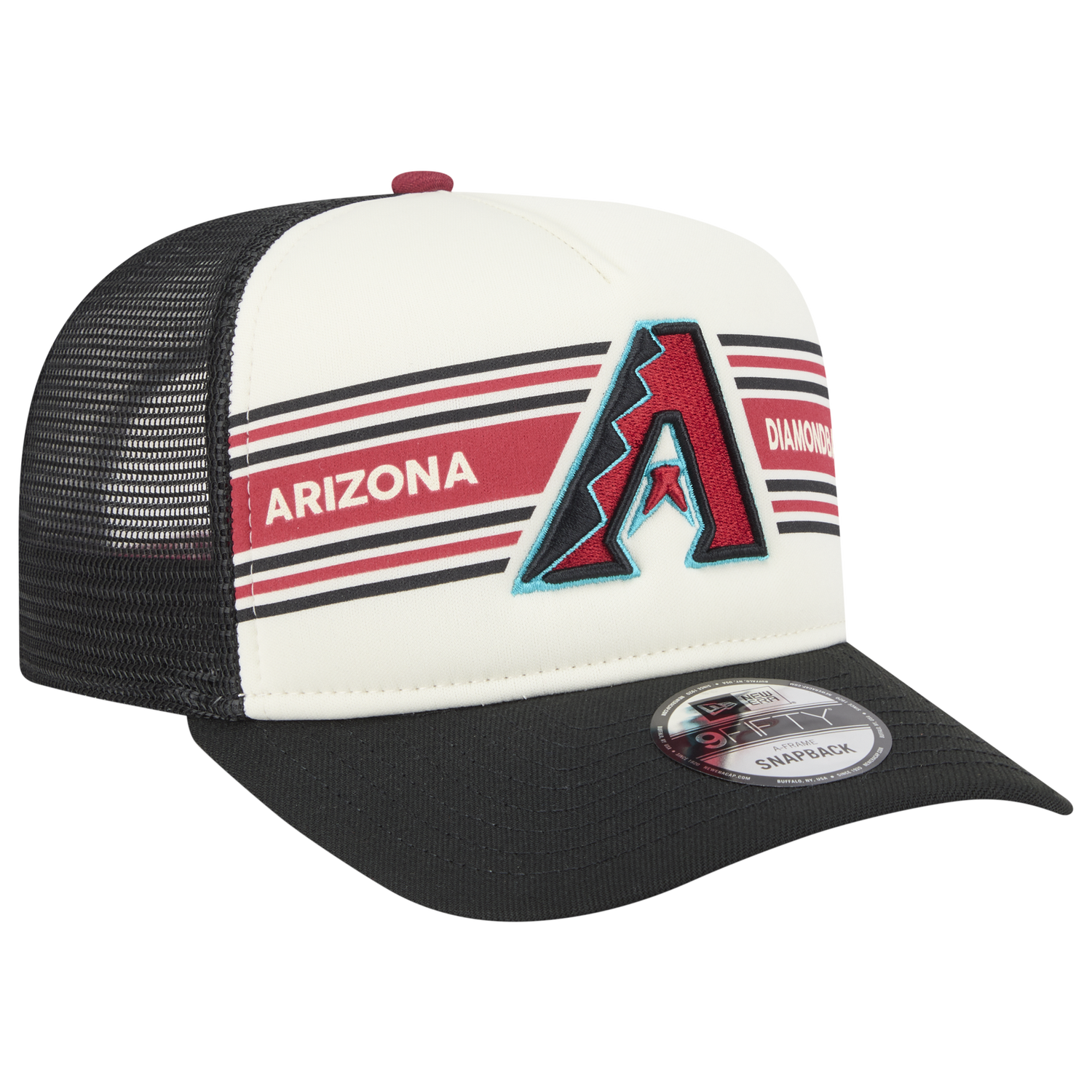 New Era Diamondbacks 9FIFTY A-Frame Banner Cap - Men's - Tan/Multi