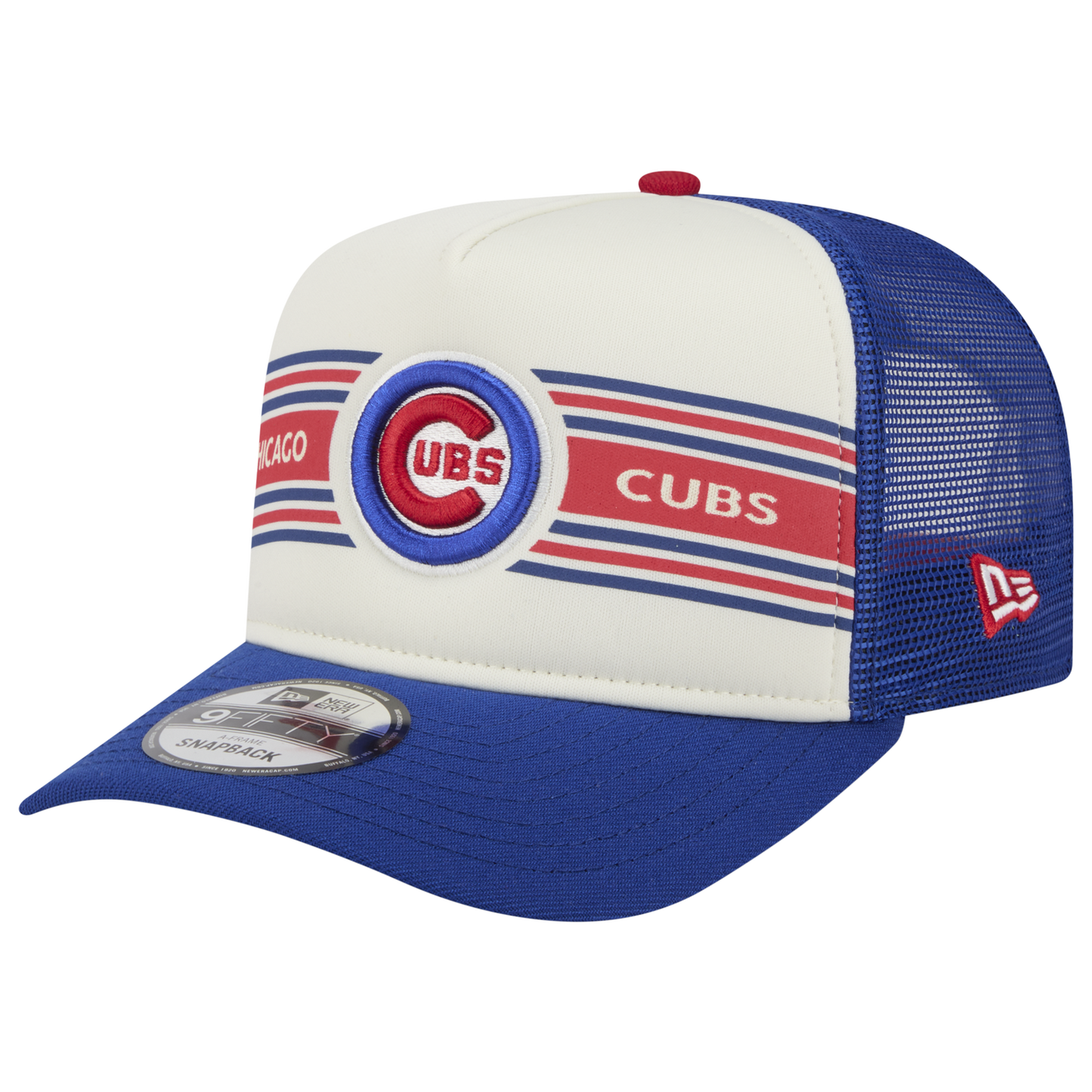 New Era Cubs 9FIFTY A-Frame Banner Cap - Men's - Multi/Tan