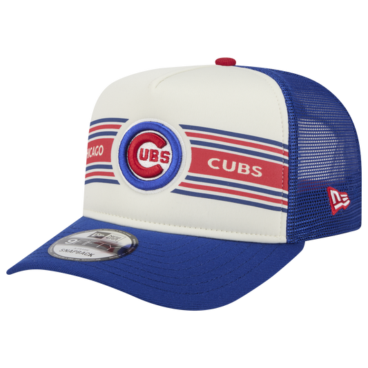 New Era Cubs 9FIFTY A-Frame Banner Cap - Men's - Multi/Tan