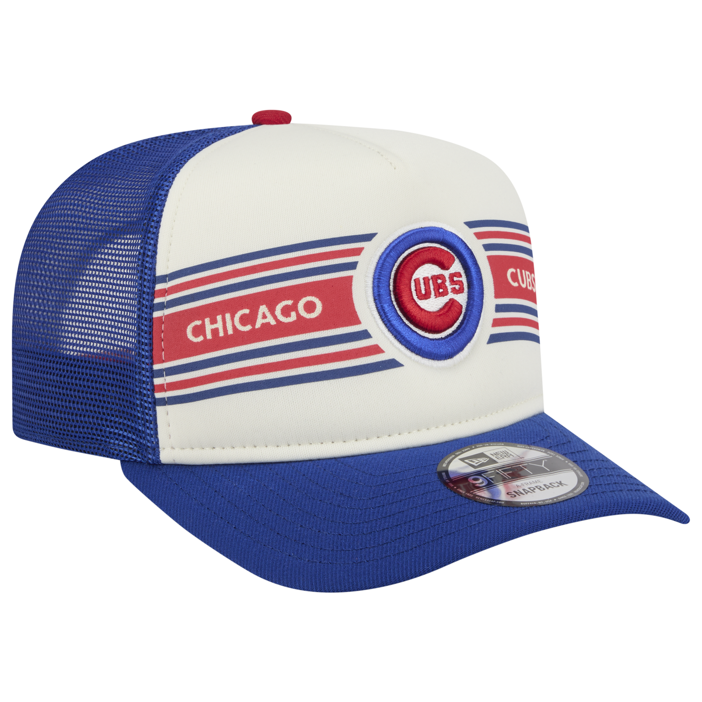 New Era Cubs 9FIFTY A-Frame Banner Cap - Men's - Multi/Tan