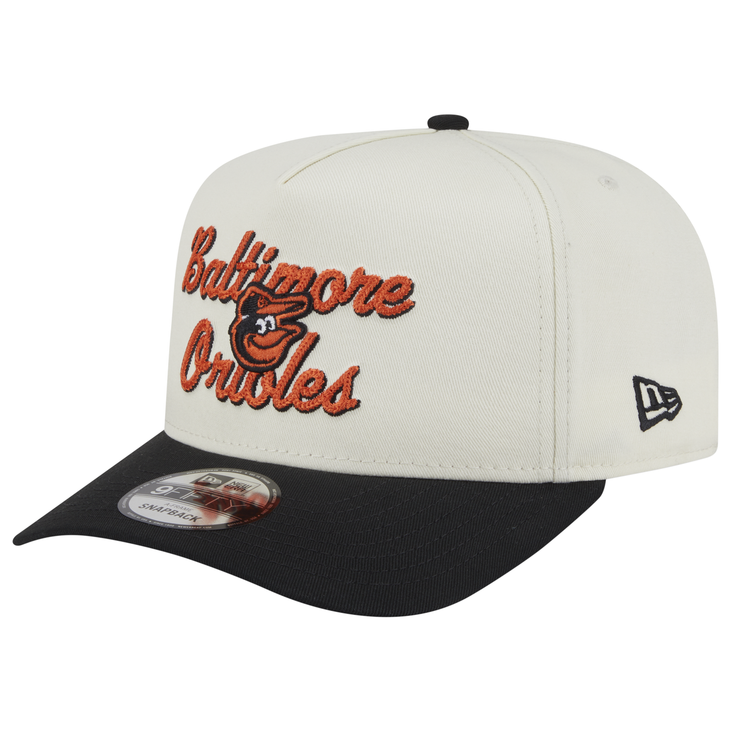 New Era Orioles 9FIFTY A-Frame Chainstitch Cap - Men's - Tan/Multi