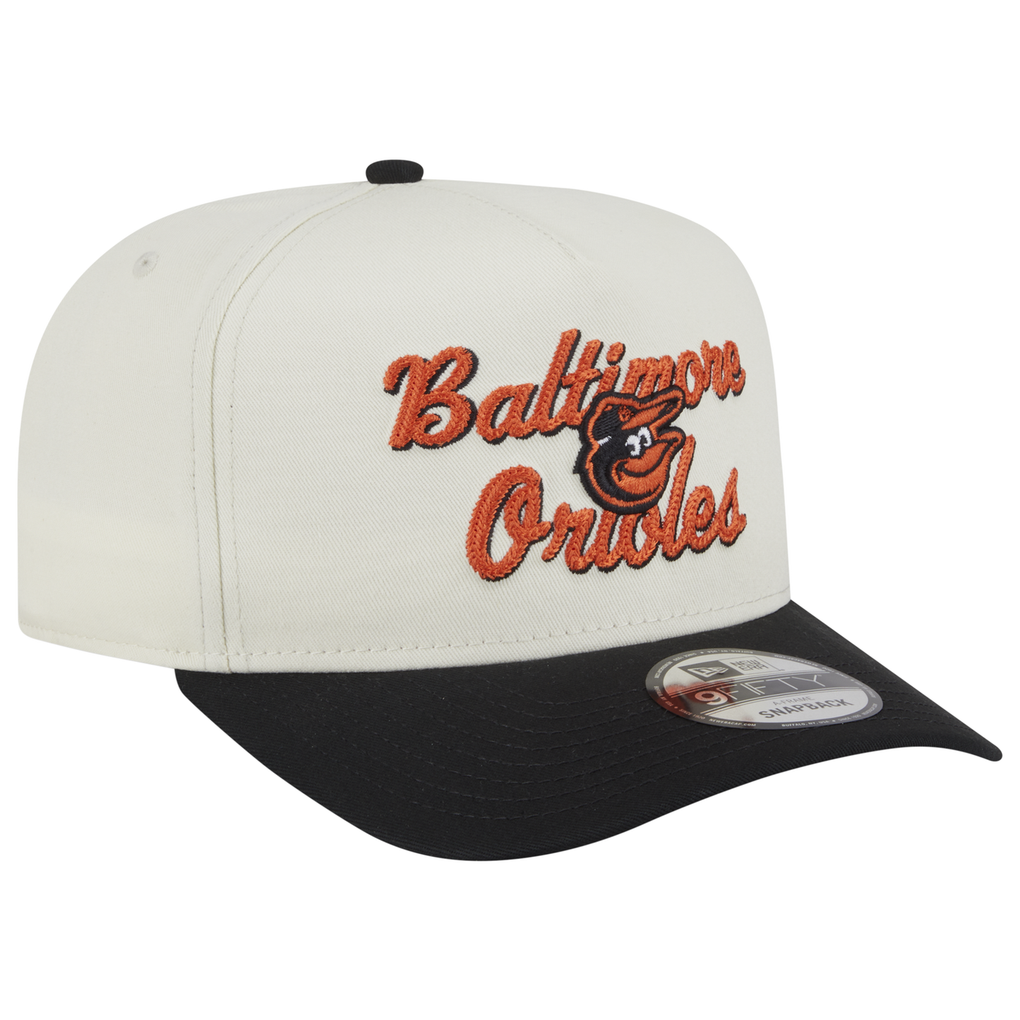 New Era Orioles 9FIFTY A-Frame Chainstitch Cap - Men's - Tan/Multi