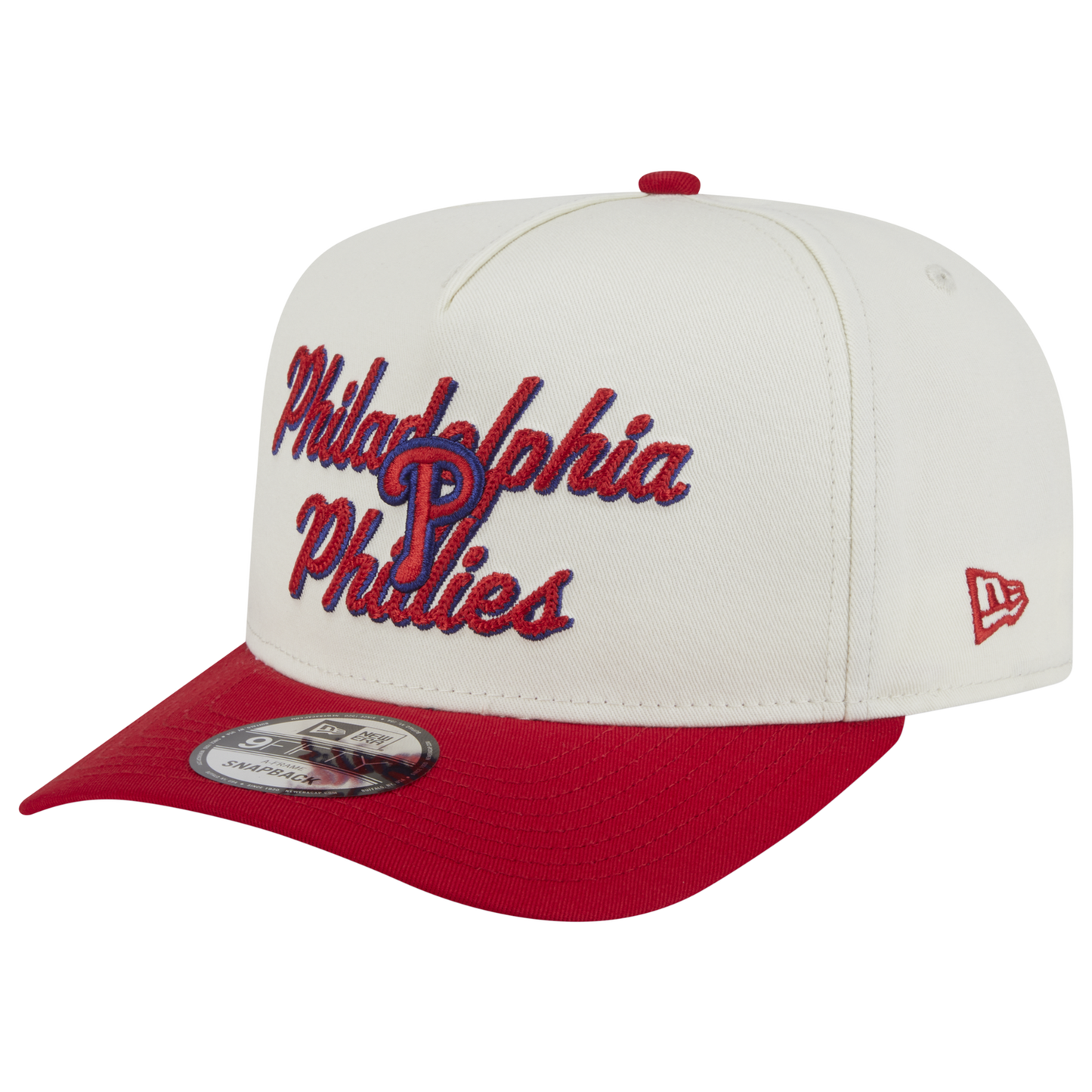 New Era Phillies 9FIFTY A-Frame Chainstitch Cap - Men's - Multi/Tan